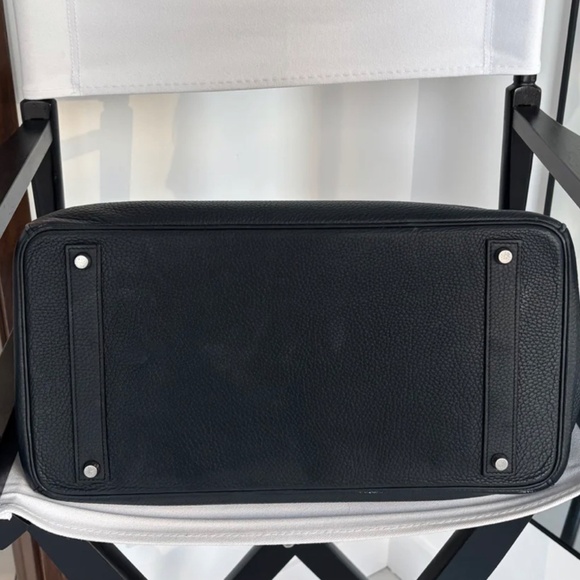 Authentic Pre-Owned Hermes Birkin Bag 40 Blue Suit Togo - Picture 14 of 16